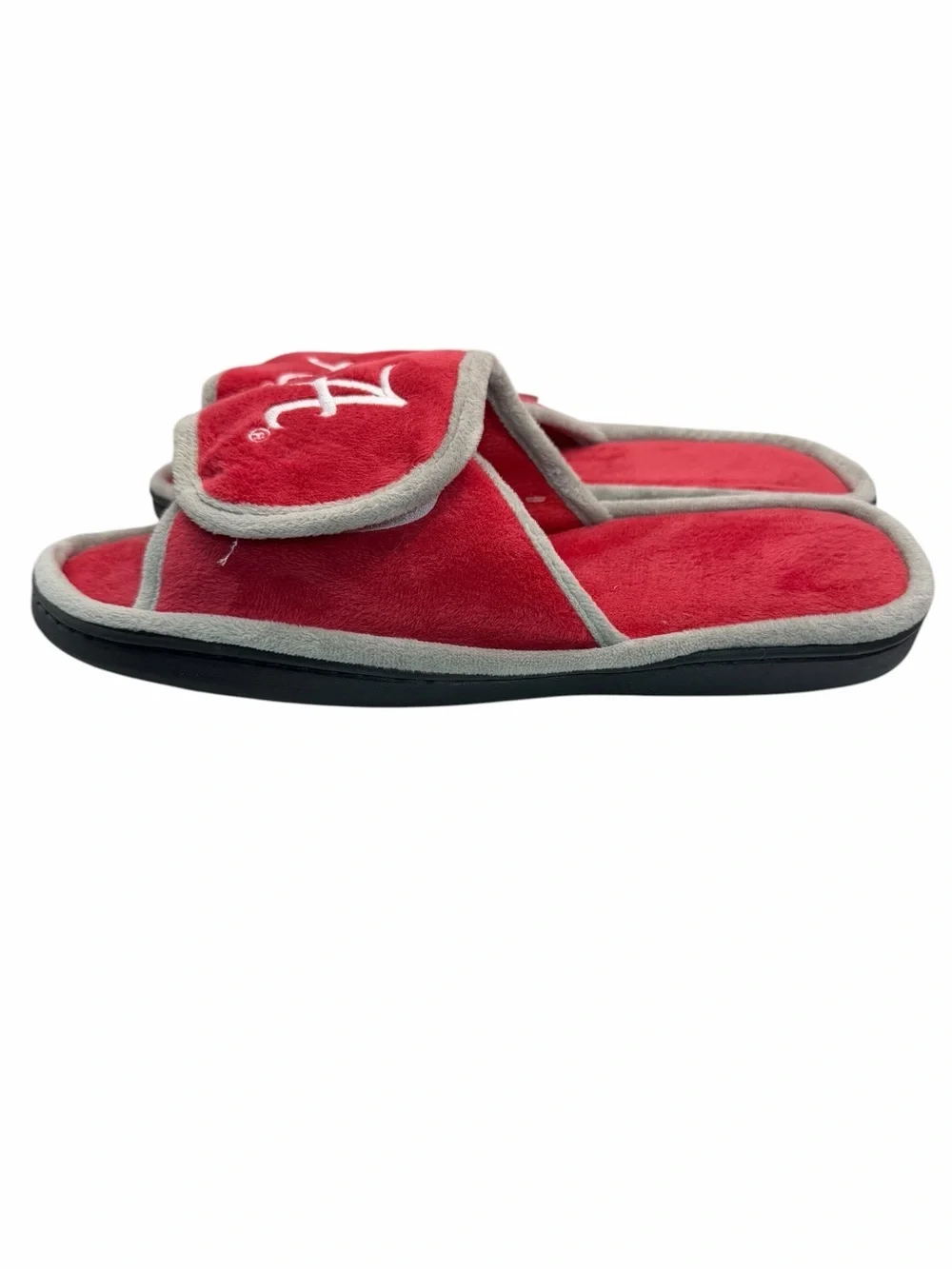 Alabama Crimson 'A' Red Slide Slippers